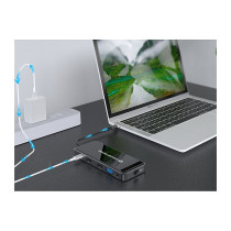 CONCEPTRONIC 7-1 Dock USB-C- to 2xHDMI 3xUSB-A GbE + 25cm gr — Buy in Cyprus with Fast Delivery