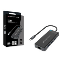 CONCEPTRONIC 7-1 Dock USB-C- to 2xHDMI 3xUSB-A GbE + 25cm gr — Buy in Cyprus with Fast Delivery