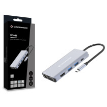 CONCEPTRONIC 10-1 Dock USB-C- to HDMI USB-A VGA AUX + 25cm gr — Buy in Cyprus with Fast Delivery
