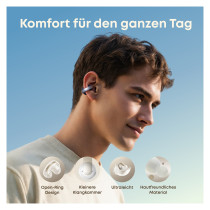 ANKER Soundcore AeroClip blue Open-Ear Clip-Earbuds Hi-Res Sound LDAC NC IP55 KI-gesttzte Telefonate