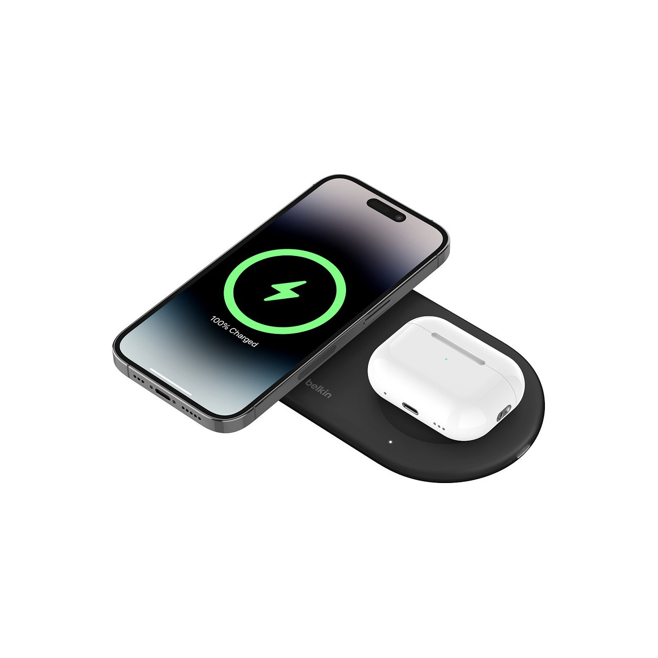 Belkin BOOST CHARGE PRO 2in1 Ladepad Qi2 15 Watt. schwarz — Buy in Cyprus with Fast Delivery