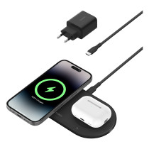 Belkin BOOST CHARGE PRO 2in1 Ladepad Qi2 15 Watt. schwarz — Buy in Cyprus with Fast Delivery