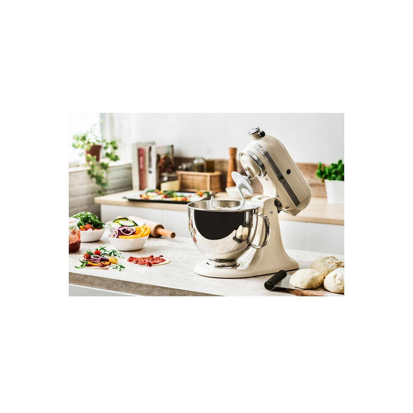 KitchenAid Küchenmaschine 300W - 5KSM175PSEAC Artisan creme — Buy in Cyprus with Fast Delivery