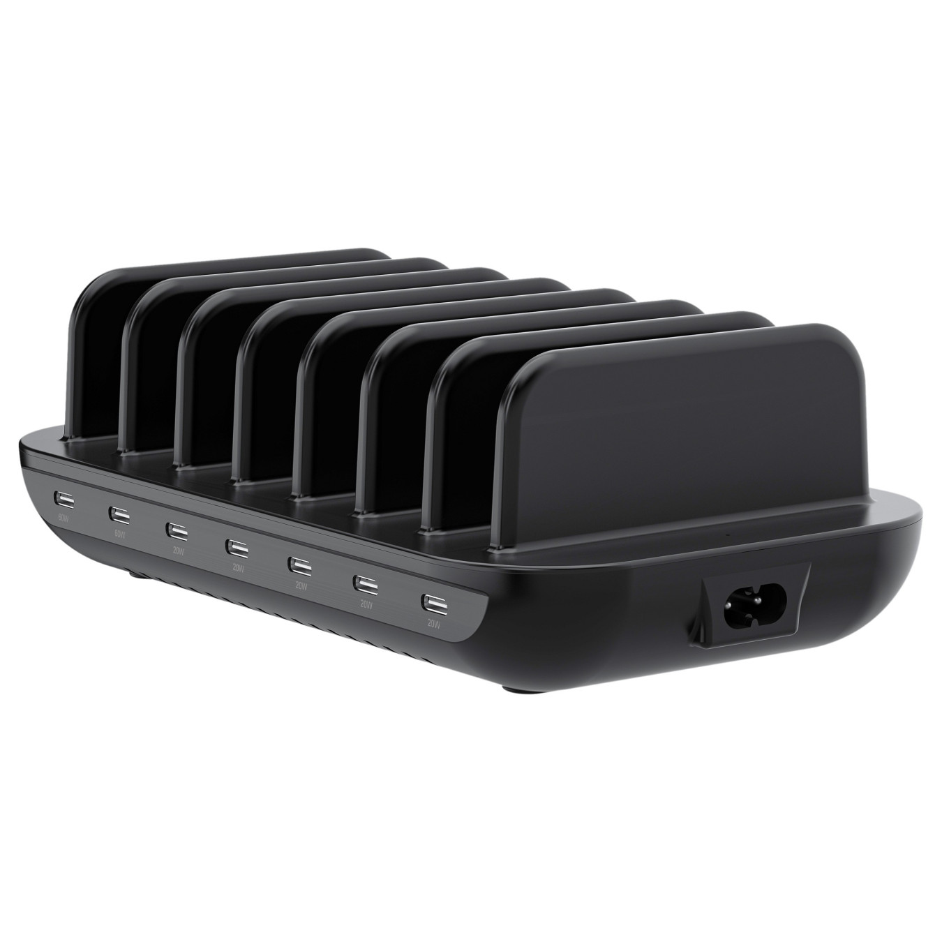 CONCEPTRONIC Ladegerät 7Port 7xUSB-C Multi 160WPD3.0 sw — Buy in Cyprus with Fast Delivery