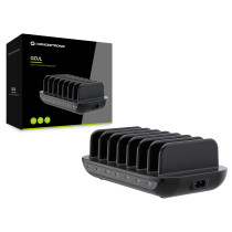 CONCEPTRONIC Ladegerät 7Port 7xUSB-C Multi 160WPD3.0 sw — Buy in Cyprus with Fast Delivery