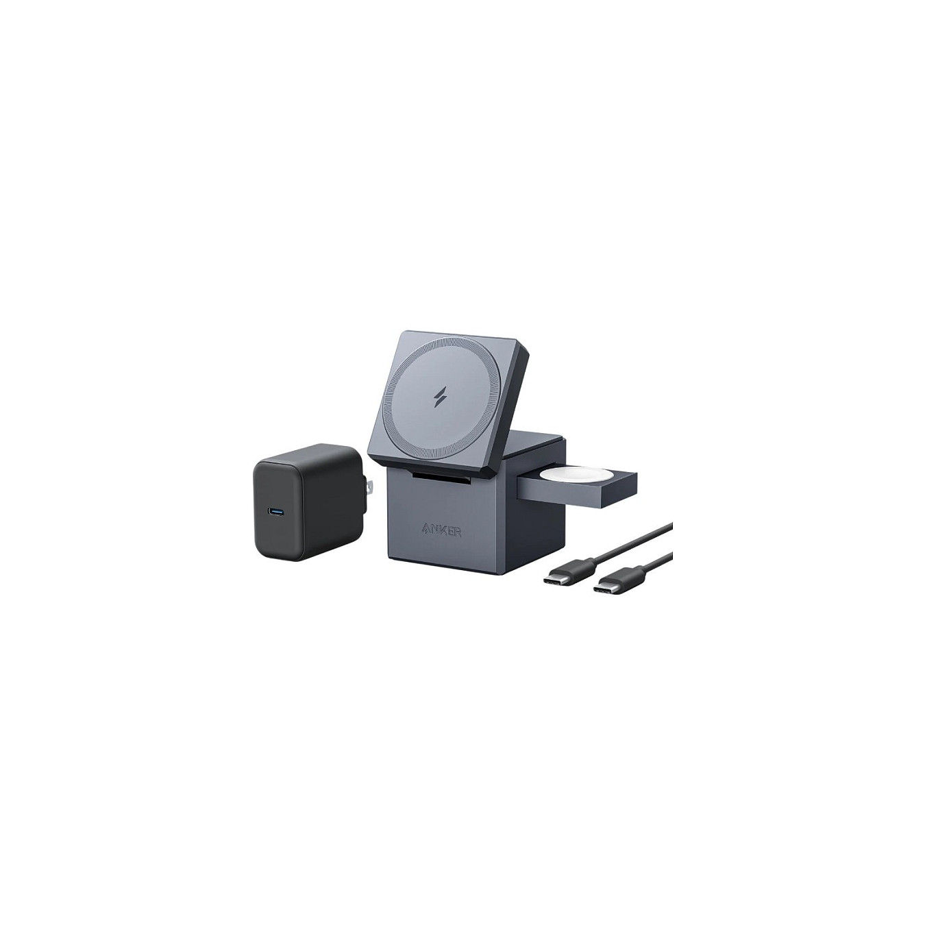 Anker 3-in-1 Charge Cube MagSafe All-in-One-Ladelösung Apple 15W grey — Buy in Cyprus with Fast Delivery