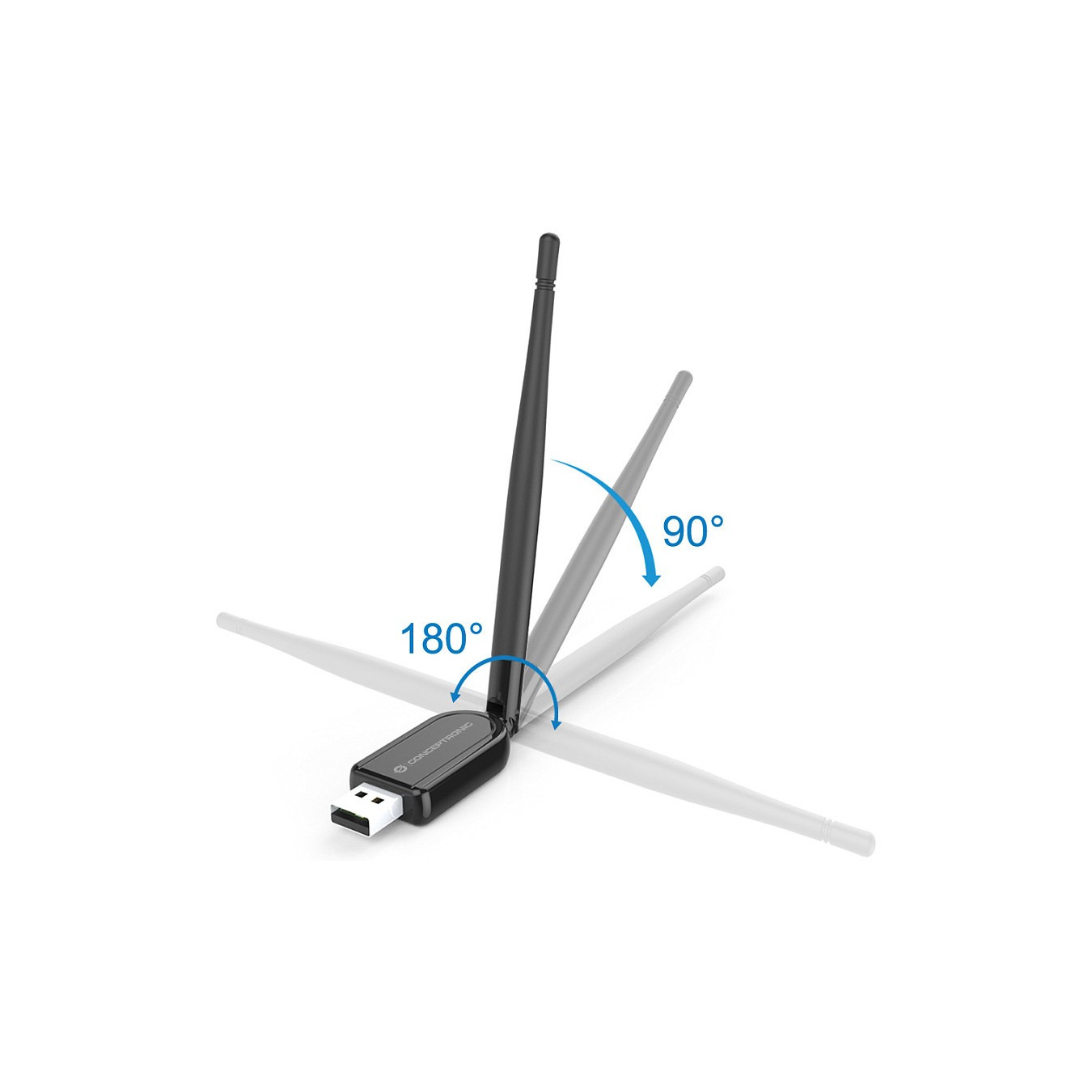 CONCEPTRONIC Bluetooth5.1 Adapter NanoUSB 100m schwarz — Buy in Cyprus with Fast Delivery