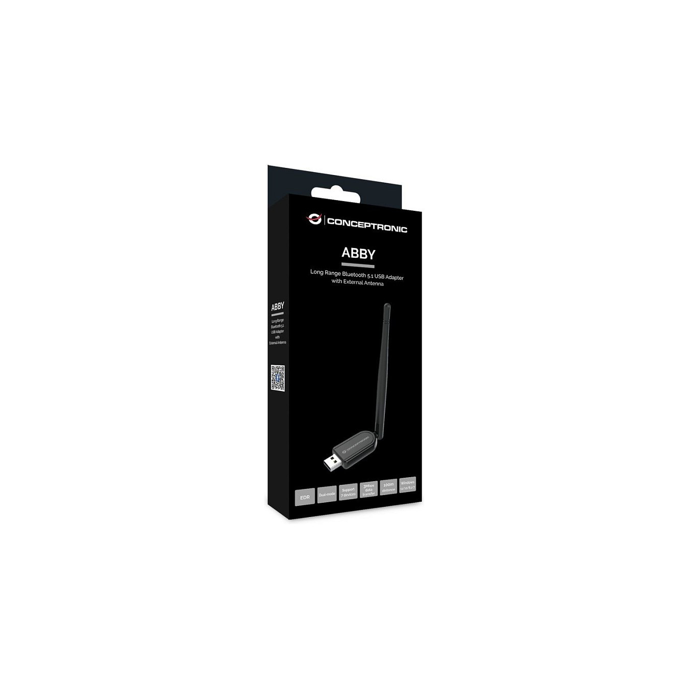 CONCEPTRONIC Bluetooth5.1 Adapter NanoUSB 100m schwarz — Buy in Cyprus with Fast Delivery