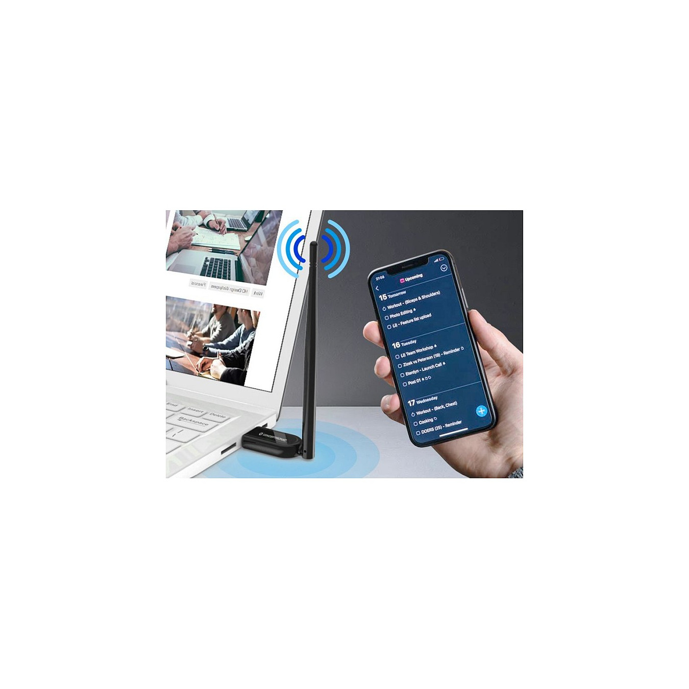 CONCEPTRONIC Bluetooth5.1 Adapter NanoUSB 100m schwarz — Buy in Cyprus with Fast Delivery