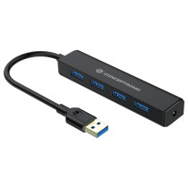 CONCEPTRONIC 4-Port Hub USB-A3.0- to 4xA3.0 o.Netz. sw — Buy in Cyprus with Fast Delivery
