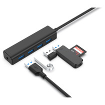 CONCEPTRONIC 4-Port Hub USB-A3.0- to 4xA3.0 o.Netz. sw — Buy in Cyprus with Fast Delivery