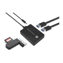 CONCEPTRONIC 4-Port Hub USB-A3.0- to 3xA2.0 A3.0 DC o.Netz. sw — Buy in Cyprus with Fast Delivery