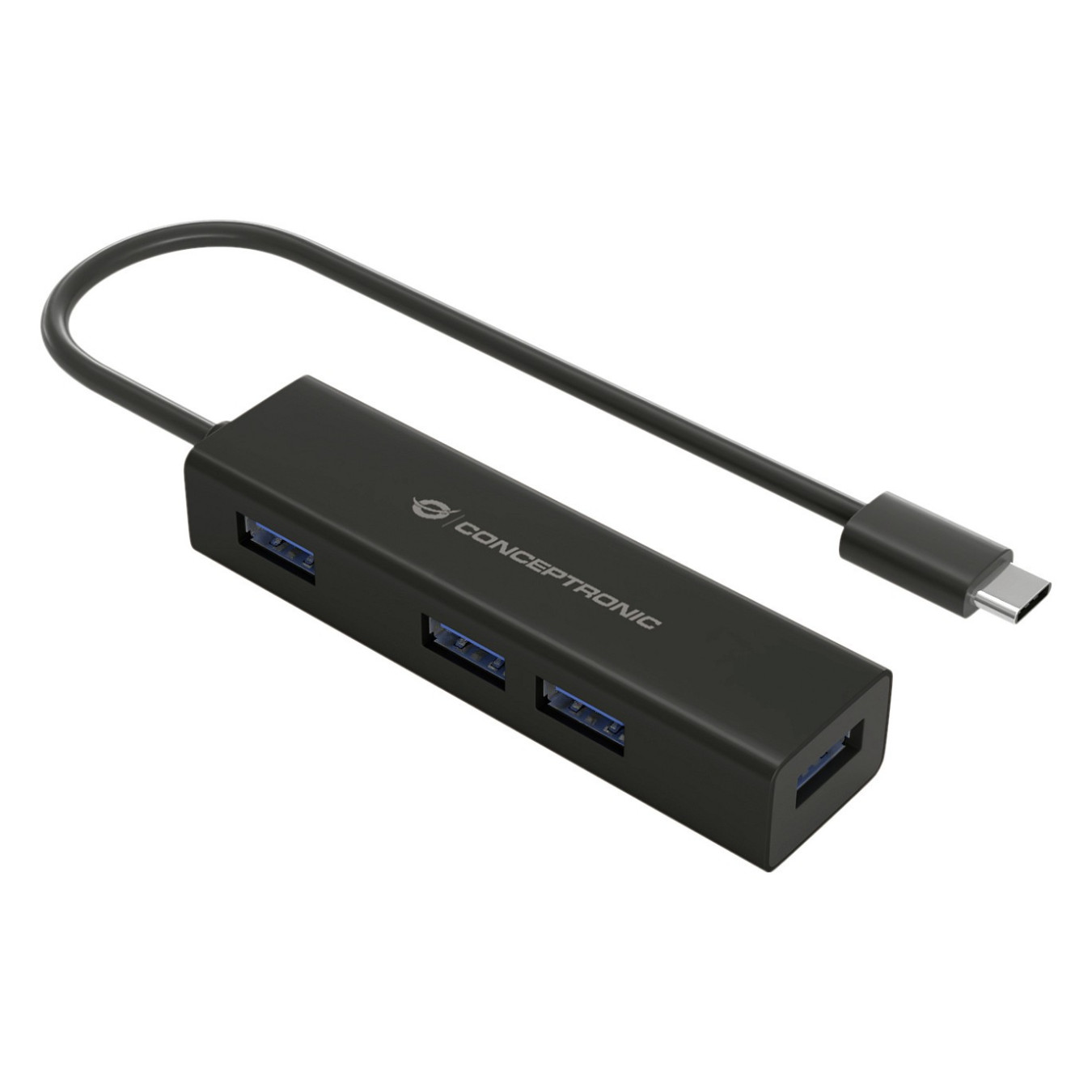 CONCEPTRONIC 4-Port Hub USB-C3.2Gen1- to 4xA3.0 o.Netz. sw — Buy in Cyprus with Fast Delivery
