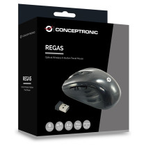 CONCEPTRONIC Optical Wireless 6-Tasten Travel USB Maus sw — Buy in Cyprus with Fast Delivery