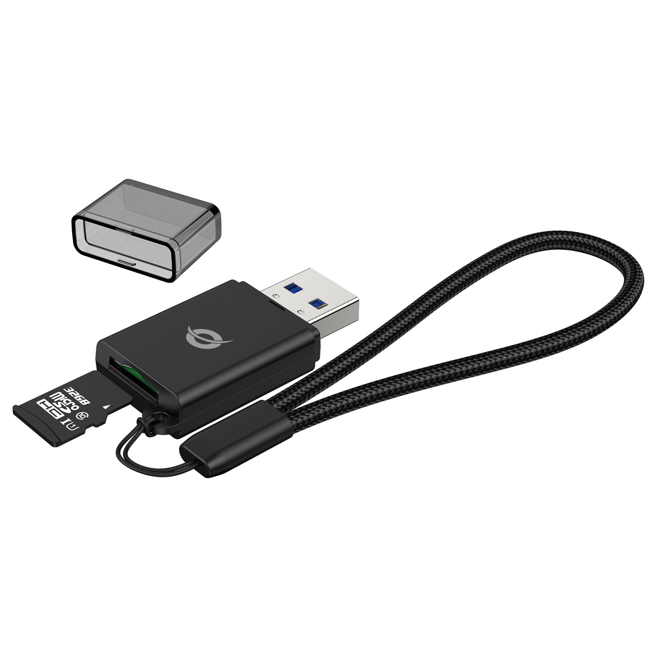 CONCEPTRONIC Kartenleser USB-A3.0- to TF Micro-SD3.0 schwarz — Buy in Cyprus with Fast Delivery
