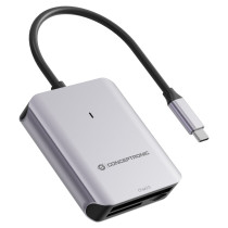 CONCEPTRONIC Kartenleser USB-C3.2- to SD TF4.0 CFast2.0 schwarz — Buy in Cyprus with Fast Delivery