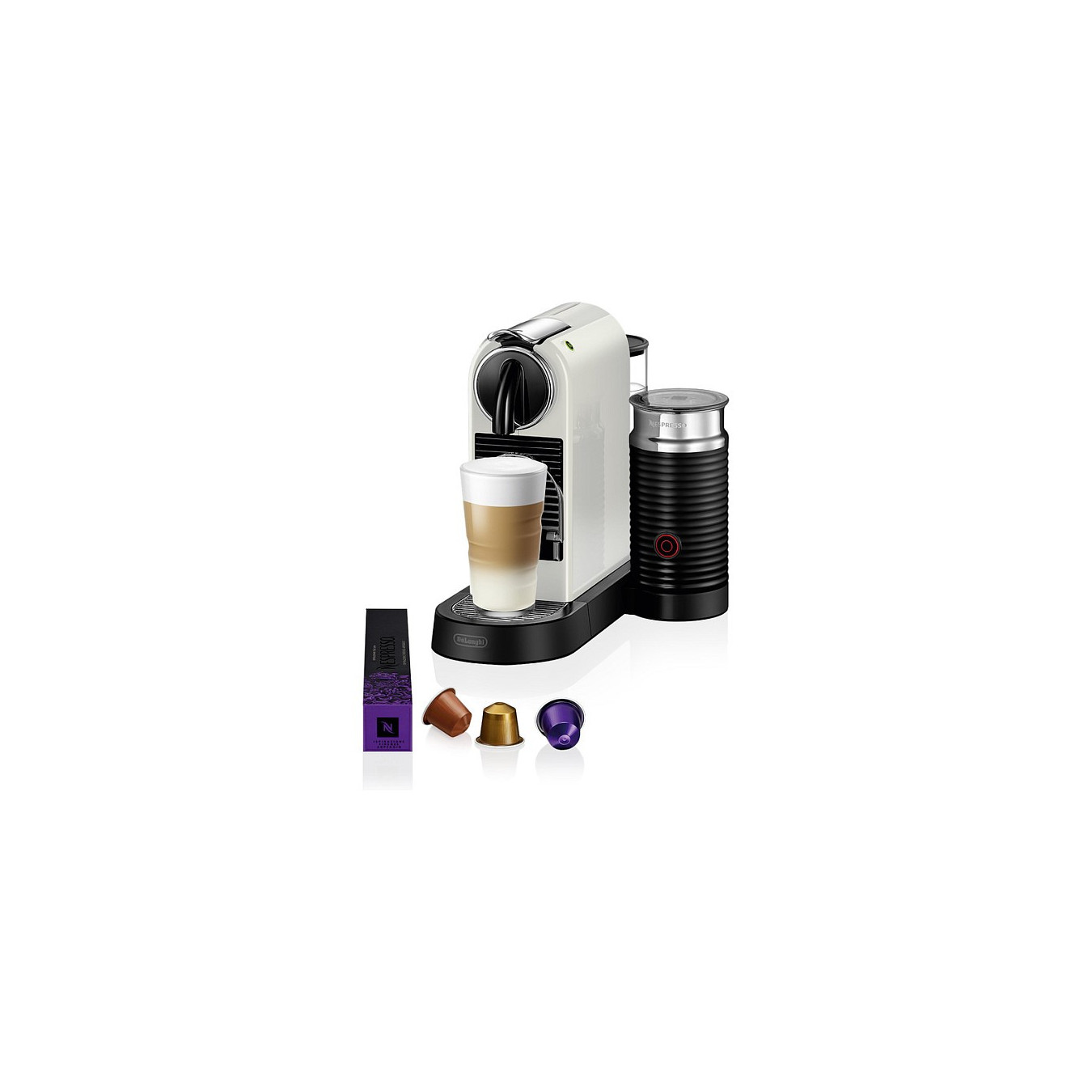 DeLonghi Kaffeemaschine Nespresso CitiZ & Milk weiß — Buy in Cyprus with Fast Delivery