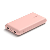 Belkin BOOST CHARGE Powerbank. 20.000mAh 15W. USB-A & -C. rosa — Buy in Cyprus with Fast Delivery