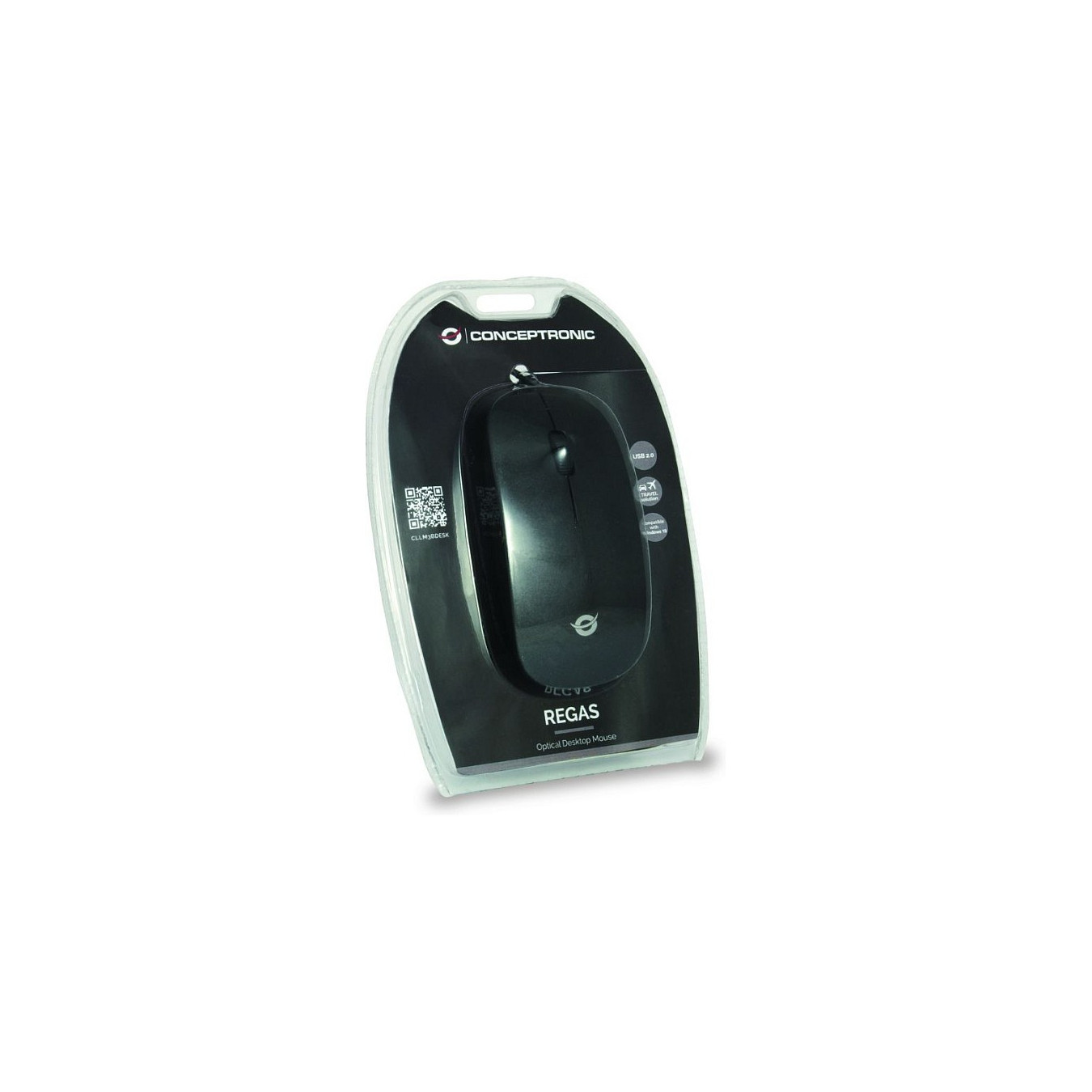 CONCEPTRONIC Optical Table USB Maus schwarz CLLM3BDESK — Buy in Cyprus with Fast Delivery