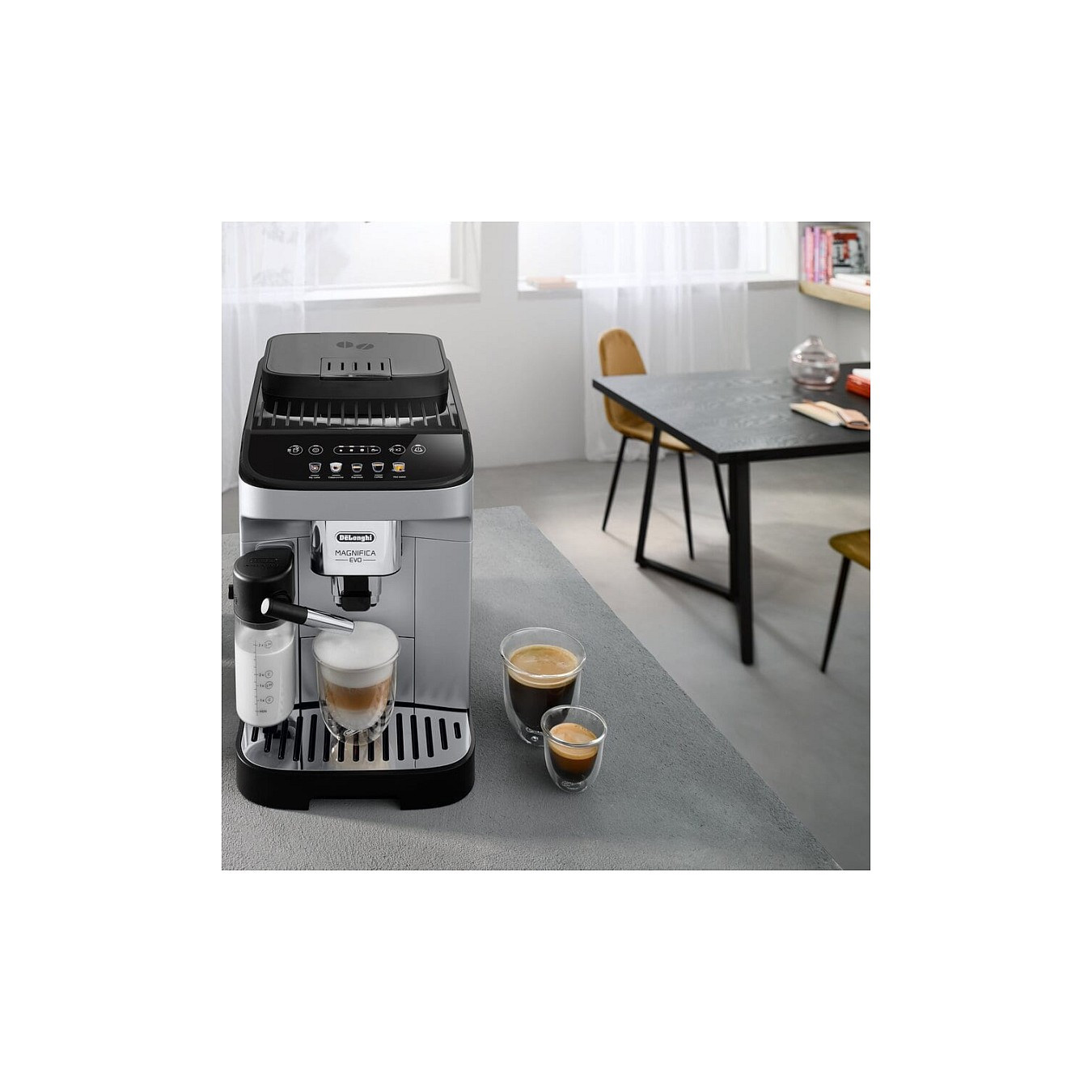 DeLonghi Kaffeemaschine Magnifica Evo schwarz silber — Buy in Cyprus with Fast Delivery