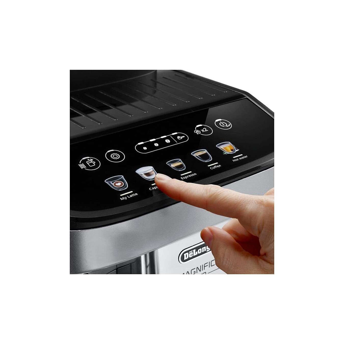 DeLonghi Kaffeemaschine Magnifica Evo schwarz silber — Buy in Cyprus with Fast Delivery