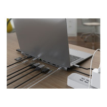 CONCEPTRONIC 12-1 Dock USB-C- to 2xHDMI 3xUSB-A DP + 18cm gr — Buy in Cyprus with Fast Delivery