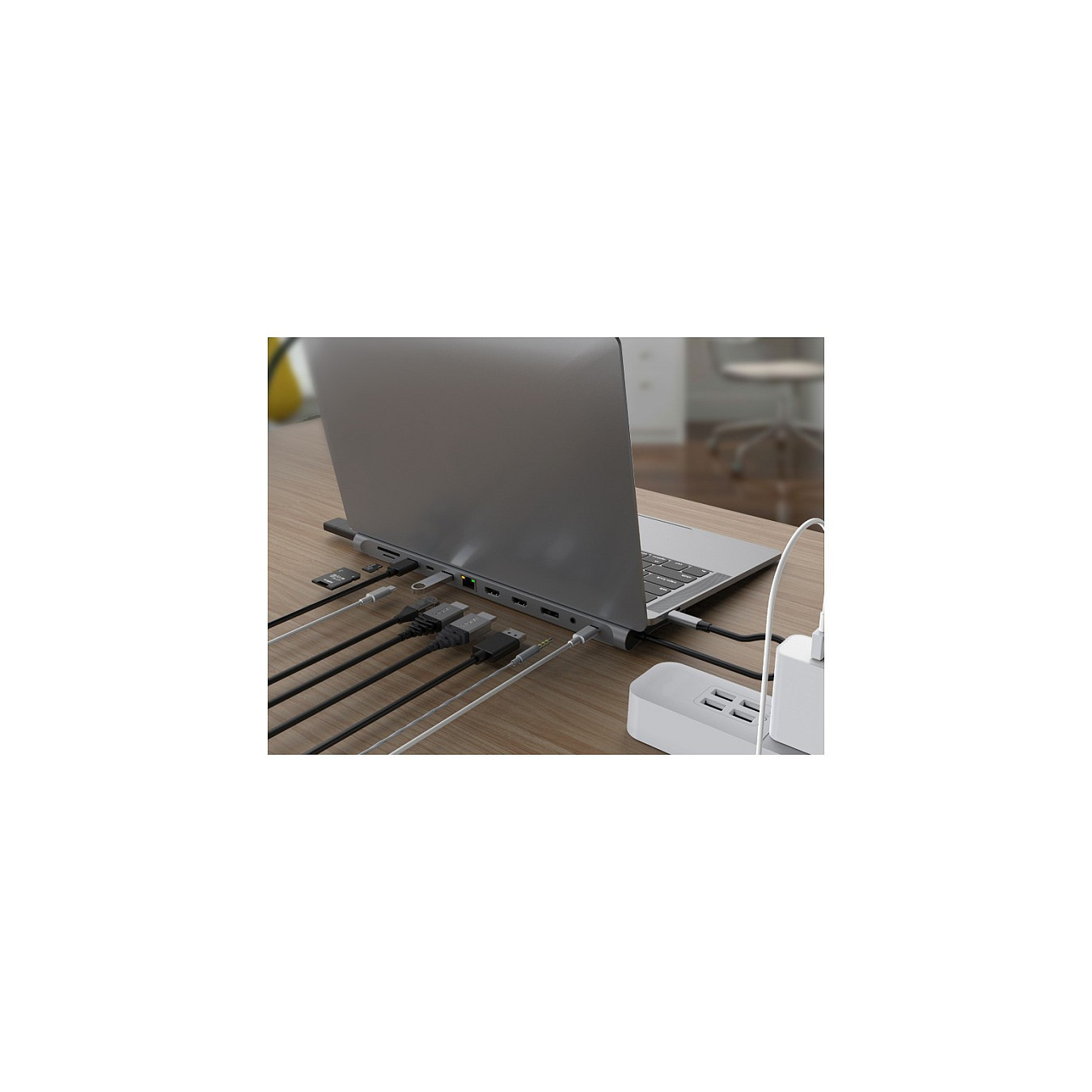 CONCEPTRONIC 12-1 Dock USB-C- to 2xHDMI 3xUSB-A DP + 18cm gr — Buy in Cyprus with Fast Delivery
