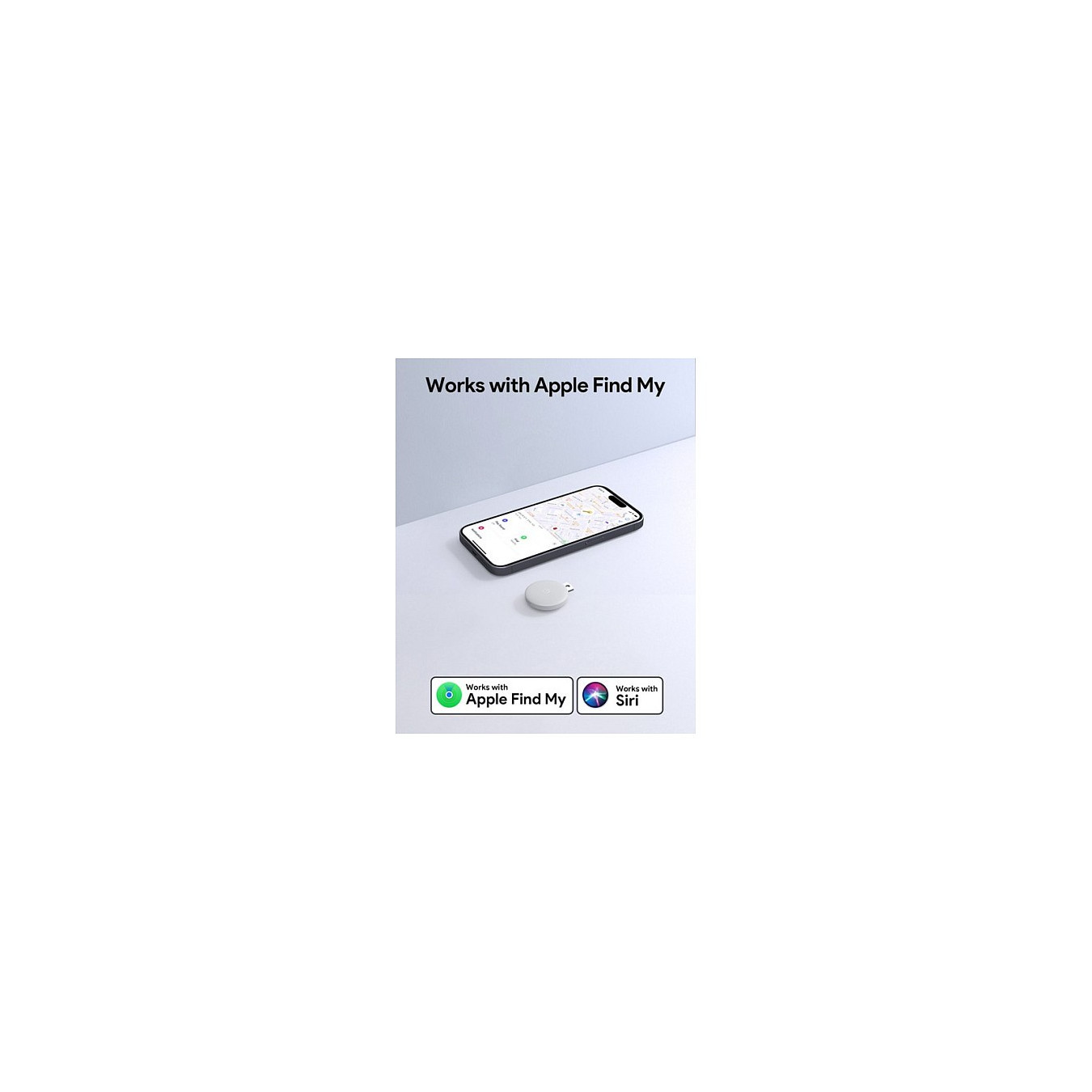 Aukey Track Mate 1 BT Tracker with Find My Dark Gray — Buy in Cyprus with Fast Delivery