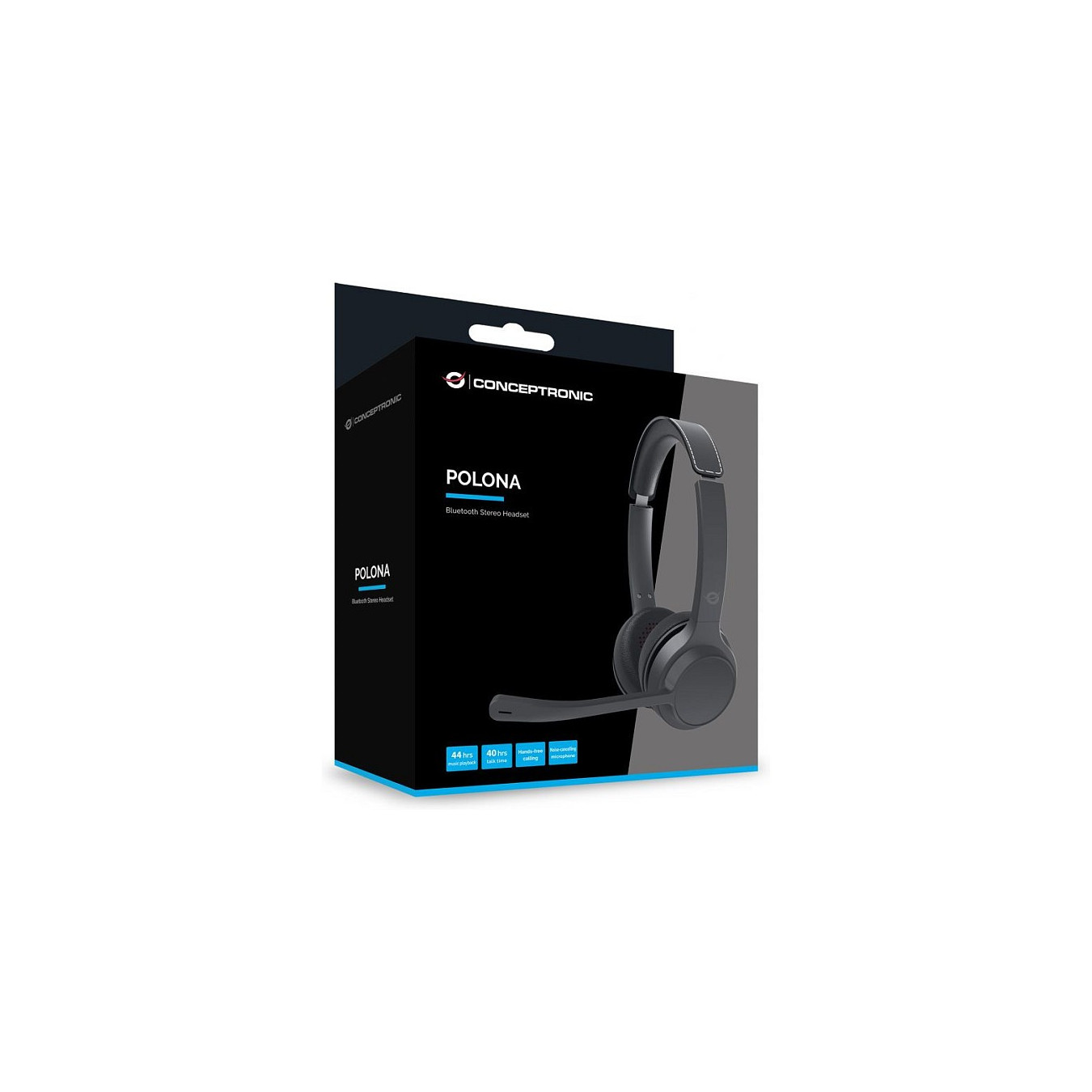 CONCEPTRONIC Headset Wireless BT 5.3 Stereo black — Buy in Cyprus with Fast Delivery