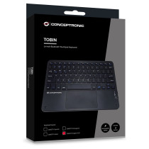 CONCEPTRONIC Wireless Tastatur. QWERTY-Layout US EN 10' sw — Buy in Cyprus with Fast Delivery