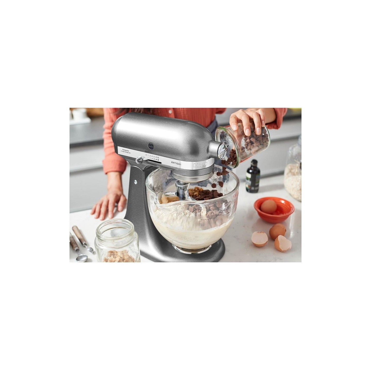 Kitchenaid 5KSM185PSEMS 4.8l Küchenmaschine. grau — Buy in Cyprus with Fast Delivery