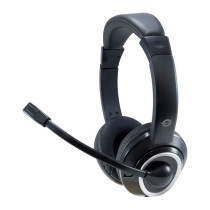 CONCEPTRONIC Headset Klinke Mikro.int.Bed.Stereo 2.0m sw — Buy in Cyprus with Fast Delivery
