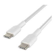 Belkin USB-C USB-C Kabel ummantelt. 1m. weiß — Buy in Cyprus with Fast Delivery
