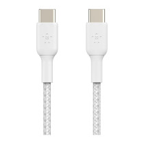 Belkin USB-C USB-C Kabel ummantelt. 1m. weiß — Buy in Cyprus with Fast Delivery