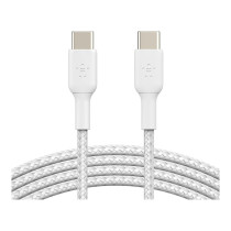 Belkin USB-C USB-C Kabel ummantelt. 1m. weiß — Buy in Cyprus with Fast Delivery