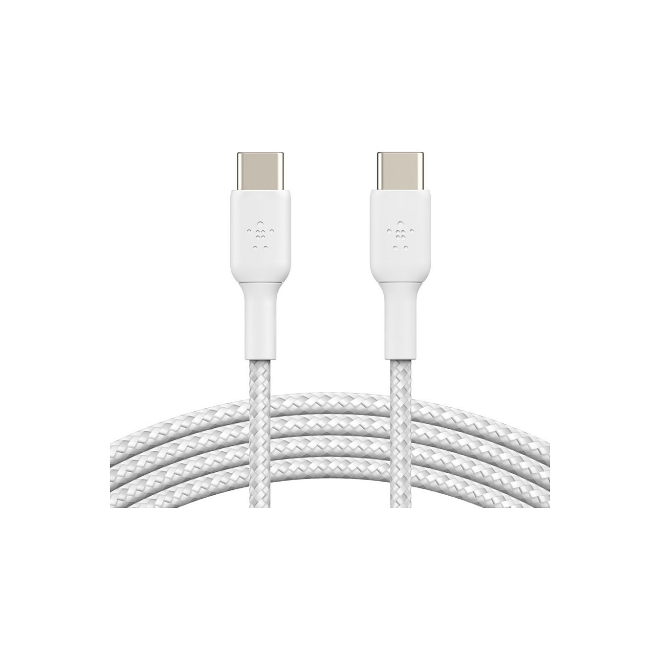 Belkin USB-C USB-C Kabel ummantelt. 1m. weiß — Buy in Cyprus with Fast Delivery