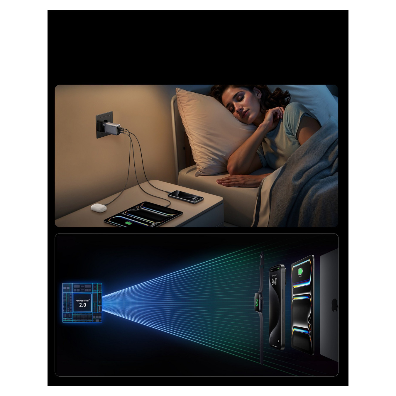 Anker Prime Charger 100W 3 Ports GaN 1 x USB-A 2 x USB-C — Buy in Cyprus with Fast Delivery