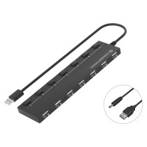 CONCEPTRONIC 7-Port Hub USB-A2.0- to 7xA2.0 DC o.Netz. sw — Buy in Cyprus with Fast Delivery