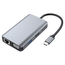 CONCEPTRONIC 7-1 Dock USB-C- to HDMI 3xUSB-A VGA + 25cm gr — Buy in Cyprus with Fast Delivery
