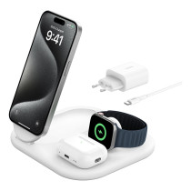 Belkin Wireless BOOST CHARGE Qi2 3-in-1 Ladest. 15W weiß — Buy in Cyprus with Fast Delivery
