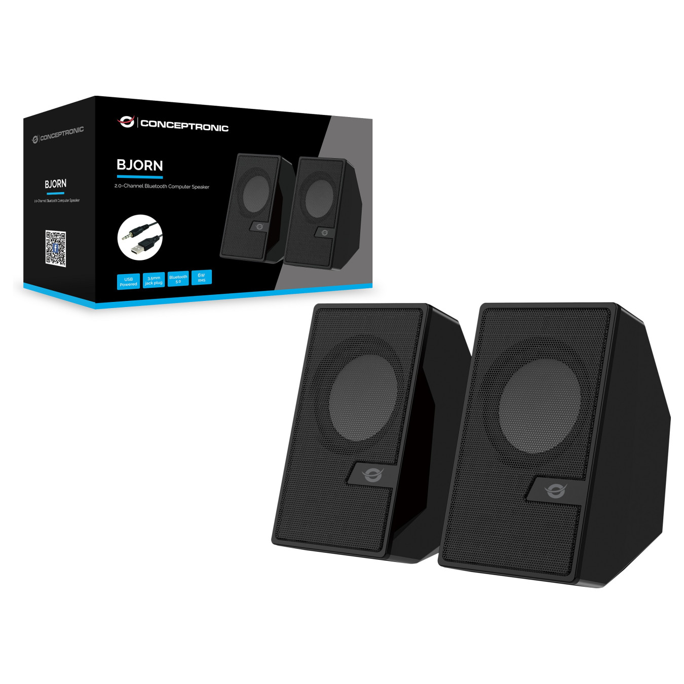 CONCEPTRONIC 2.0 Bluetooth Lautsprecher + Fernbedienung 6W — Buy in Cyprus with Fast Delivery