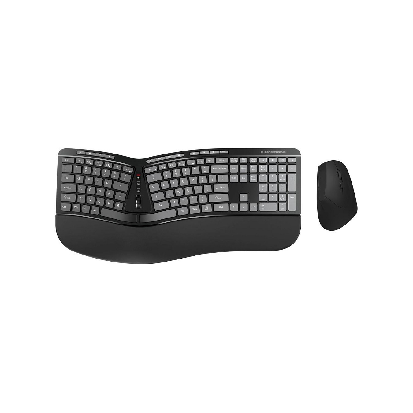 CONCEPTRONIC Wireless Keyboard+Mouse.ergo.Layout US sw — Buy in Cyprus with Fast Delivery