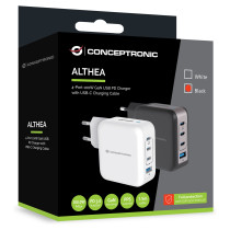 CONCEPTRONIC Ladegerät 4Port GaN 3xUSB-C 1xA100WPD3.0 PPS sw — Buy in Cyprus with Fast Delivery