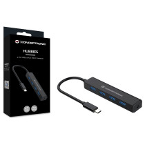 CONCEPTRONIC 4-Port Hub USB-C3.2Gen1- to 4xA3.0 o.Netz. sw — Buy in Cyprus with Fast Delivery