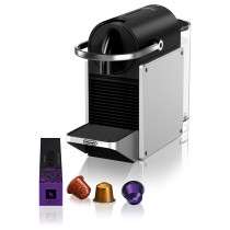 DeLonghi Kaffeemaschine Nespresso Pixie EN127.BL silber schwarz — Buy in Cyprus with Fast Delivery