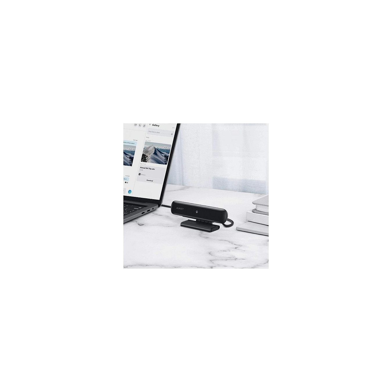 Aukey PC-W1 Stream Series Full HD Webcam with 1 2.7'-CMOS Sensor black — Buy in Cyprus with Fast Delivery