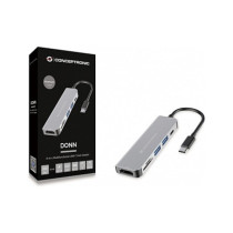 CONCEPTRONIC Dock USB-C- to HDMI.2xUSB-A3.0.60WPD.+ 15cm gr — Buy in Cyprus with Fast Delivery