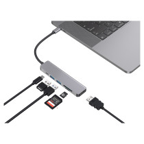 CONCEPTRONIC Dock USB-C- to HDMI.2xUSB-A3.0.60WPD.+ 15cm gr — Buy in Cyprus with Fast Delivery