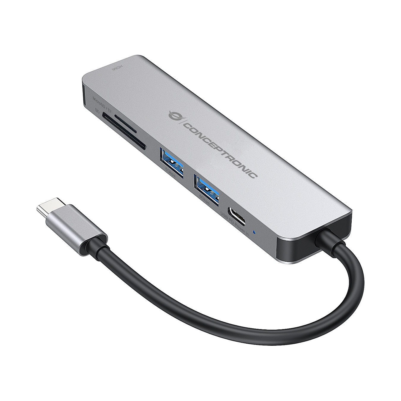 CONCEPTRONIC Dock USB-C- to HDMI.2xUSB-A3.0.60WPD.+ 15cm gr — Buy in Cyprus with Fast Delivery