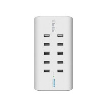 Belkin 10-Port USB-Ladestation.120W. 2.4A pro Port. Weiß — Buy in Cyprus with Fast Delivery